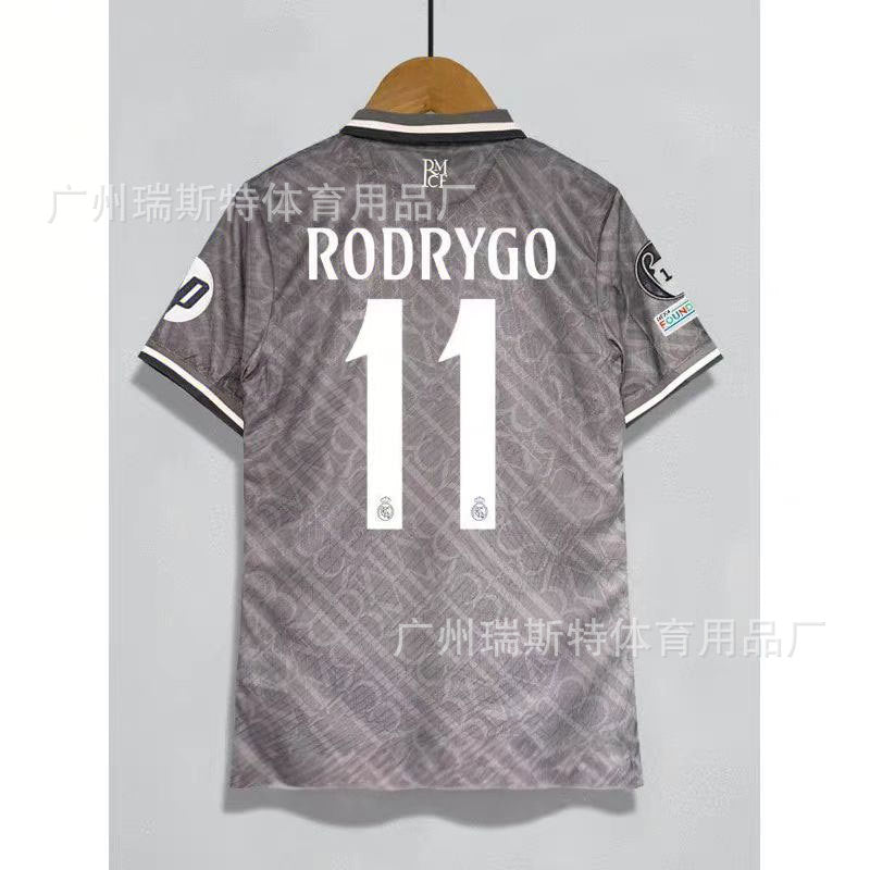 2425 Football Jersey Real Madrid Team Jersey Champions League Home & Away Vinicius Bellingham Mbappe Moddy Ridge Jersey