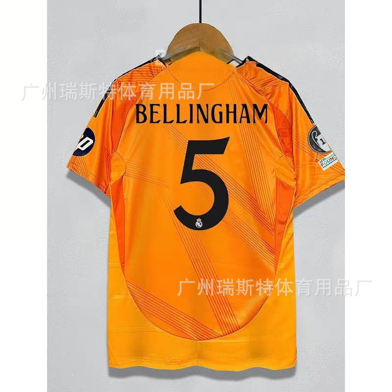 2425 Football Jersey Real Madrid Team Jersey Champions League Home & Away Vinicius Bellingham Mbappe Moddy Ridge Jersey