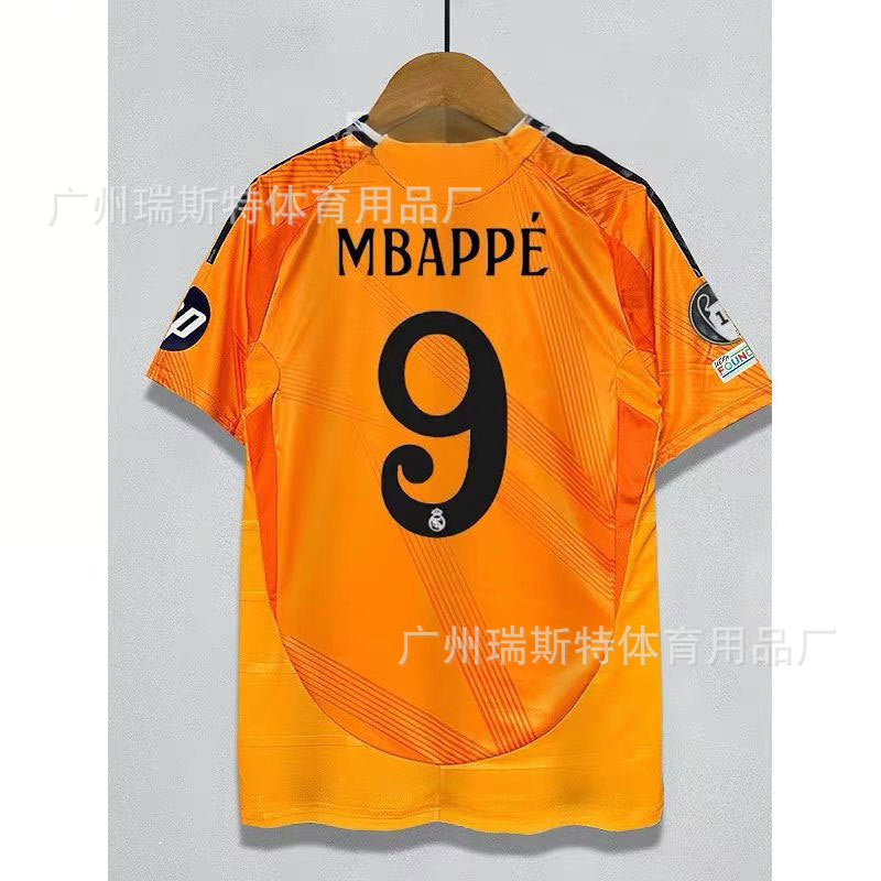 2425 Football Jersey Real Madrid Team Jersey Champions League Home & Away Vinicius Bellingham Mbappe Moddy Ridge Jersey