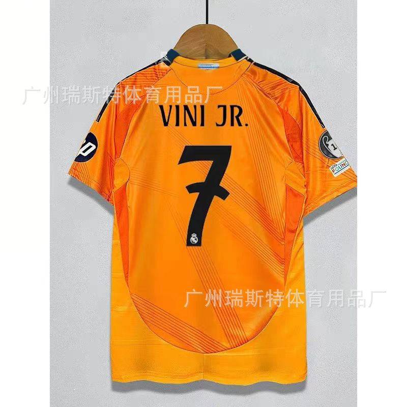 2425 Football Jersey Real Madrid Team Jersey Champions League Home & Away Vinicius Bellingham Mbappe Moddy Ridge Jersey