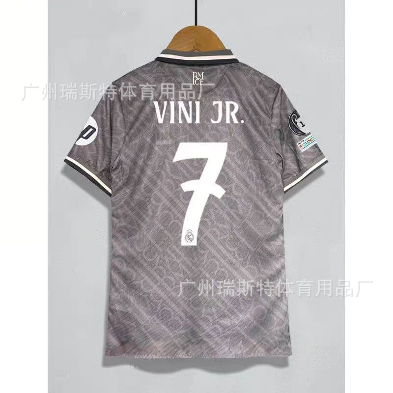 2425 Football Jersey Real Madrid Team Jersey Champions League Home & Away Vinicius Bellingham Mbappe Moddy Ridge Jersey