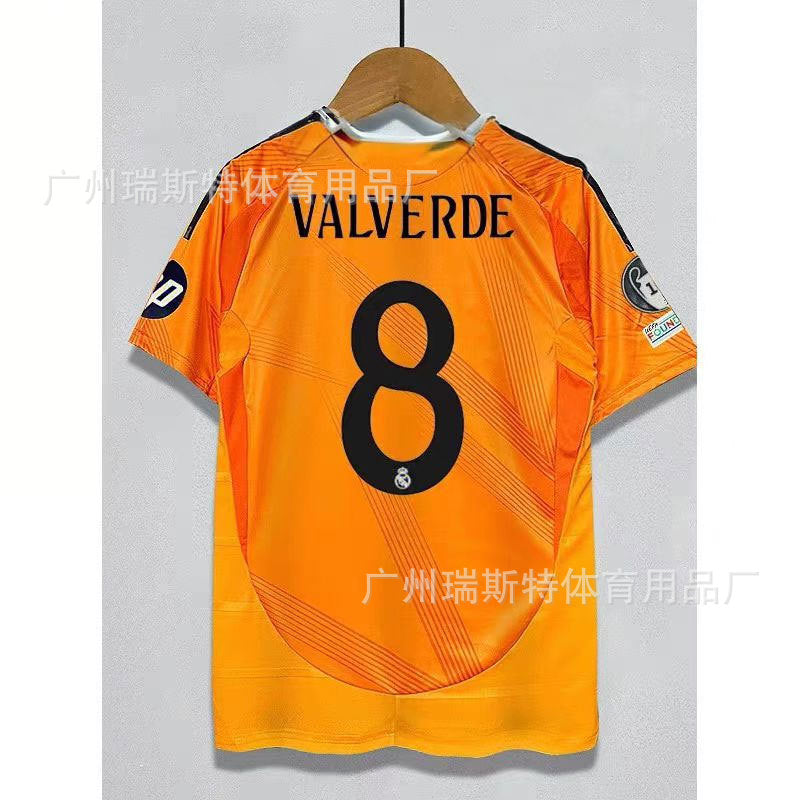 2425 Football Jersey Real Madrid Team Jersey Champions League Home & Away Vinicius Bellingham Mbappe Moddy Ridge Jersey
