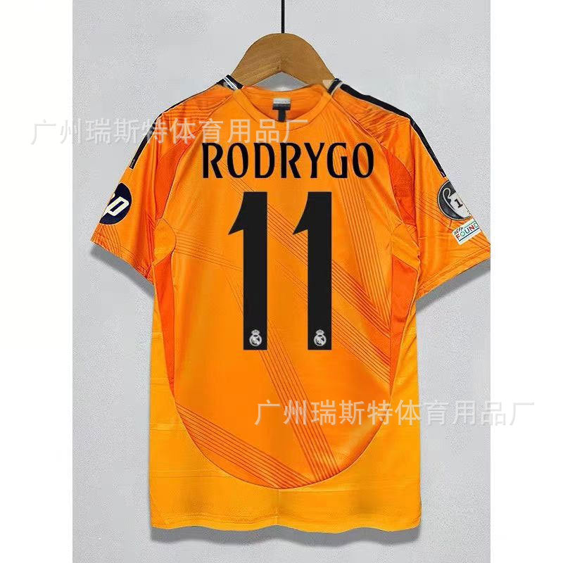 2425 Football Jersey Real Madrid Team Jersey Champions League Home & Away Vinicius Bellingham Mbappe Moddy Ridge Jersey