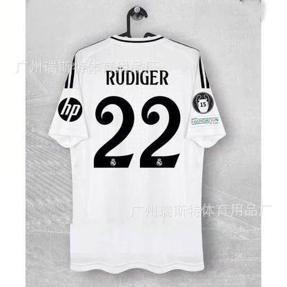 2425 Football Jersey Real Madrid Team Jersey Champions League Home & Away Vinicius Bellingham Mbappe Moddy Ridge Jersey