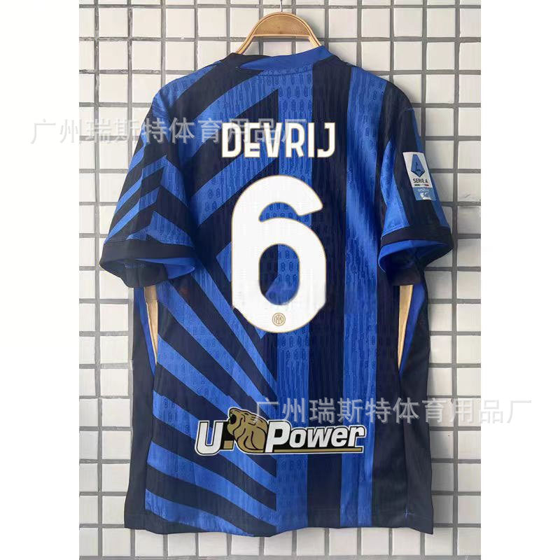 24-25 Football Jersey Inter Home & Away Football Team Jersey Lautaro Barrela Tumla Jersey
