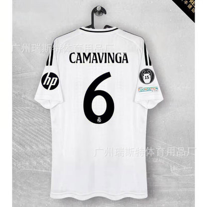 2425 Football Jersey Real Madrid Team Jersey Champions League Home & Away Vinicius Bellingham Mbappe Moddy Ridge Jersey