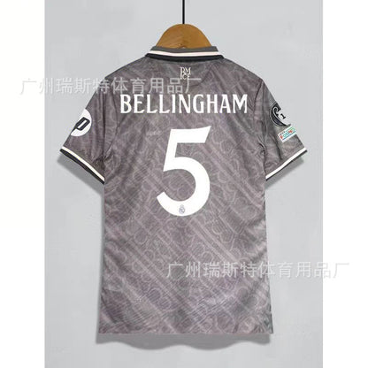 2425 Football Jersey Real Madrid Team Jersey Champions League Home & Away Vinicius Bellingham Mbappe Moddy Ridge Jersey