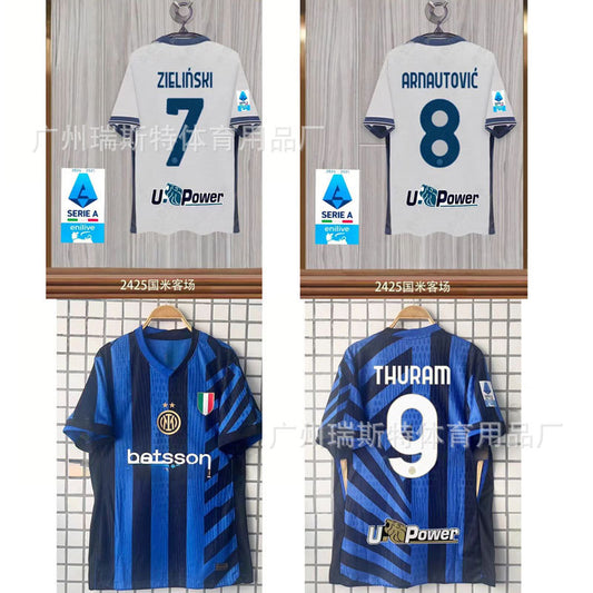 24-25 Football Jersey Inter Home & Away Football Team Jersey Lautaro Barrela Tumla Jersey
